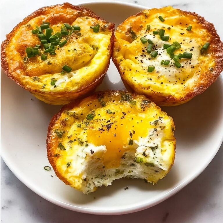 Cheddar Chive Scrambled Egg Cups Recipe