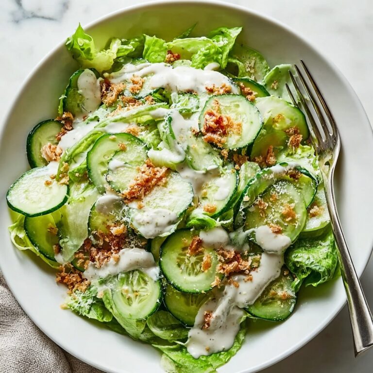 Crispy Cucumber Caesar Salad That Transforms Your Lunch Game Recipe