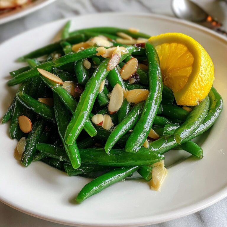 Savory Green Bean Almondine Recipe
