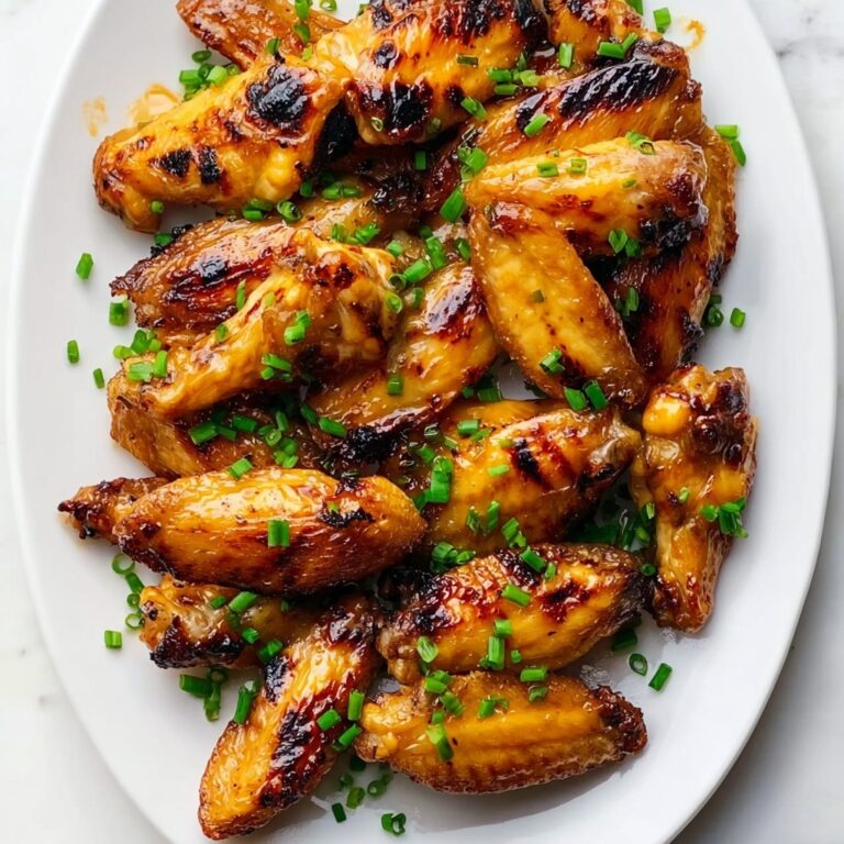 Grilled Honey Garlic Chicken Wings Recipe
