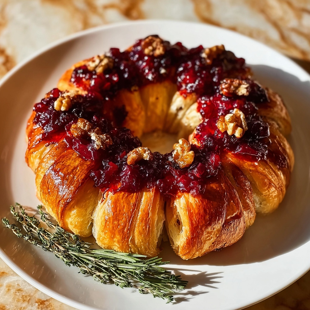 Cranberry Brie Crescent Ring Recipe - Recipe Image