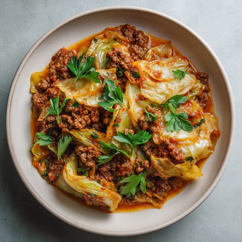 Low Carb Unstuffed Cabbage Casserole Recipe - Recipe Image