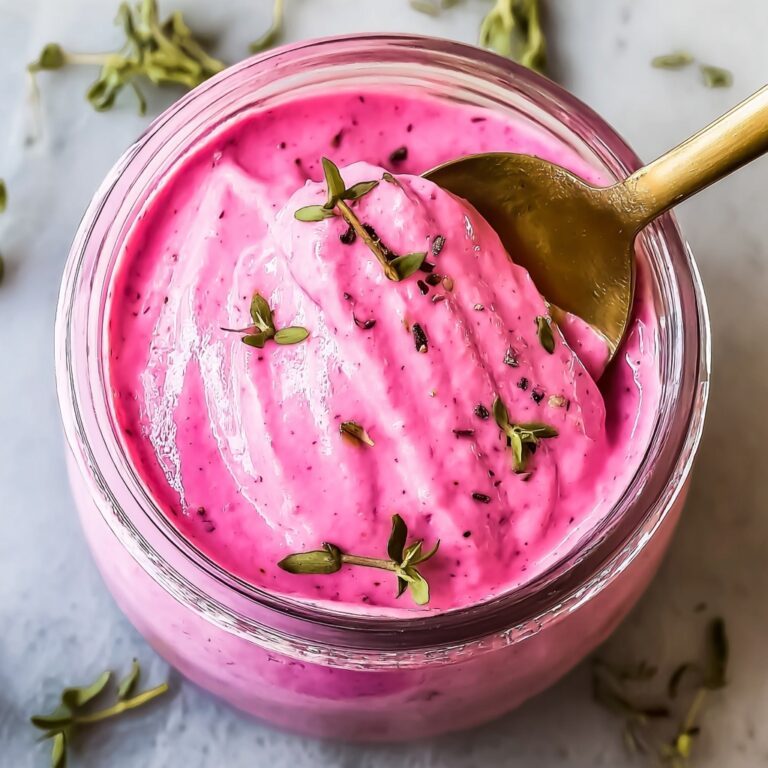 Vegan Pink Sauce Ranch Dressing with Dragon Fruit and Fresh Herbs Recipe