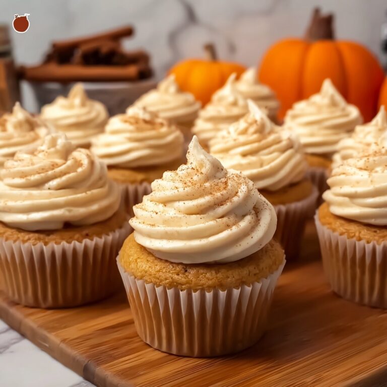 Pumpkin Cupcakes with Cream Cheese Frosting Recipe